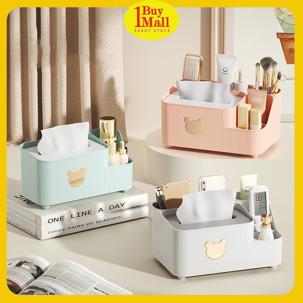 Multi functiona Tissue Dispenser Box Toilet Storage Rack Skincare ...