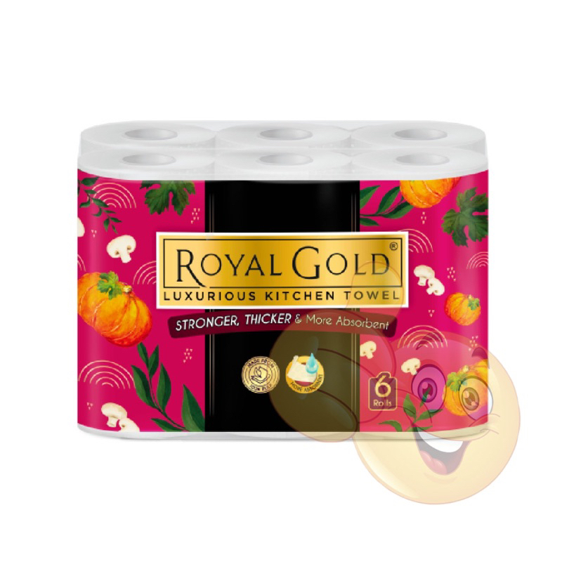 Royal Gold Kitchen Towel (55's x 6 Roll) Shopee Malaysia