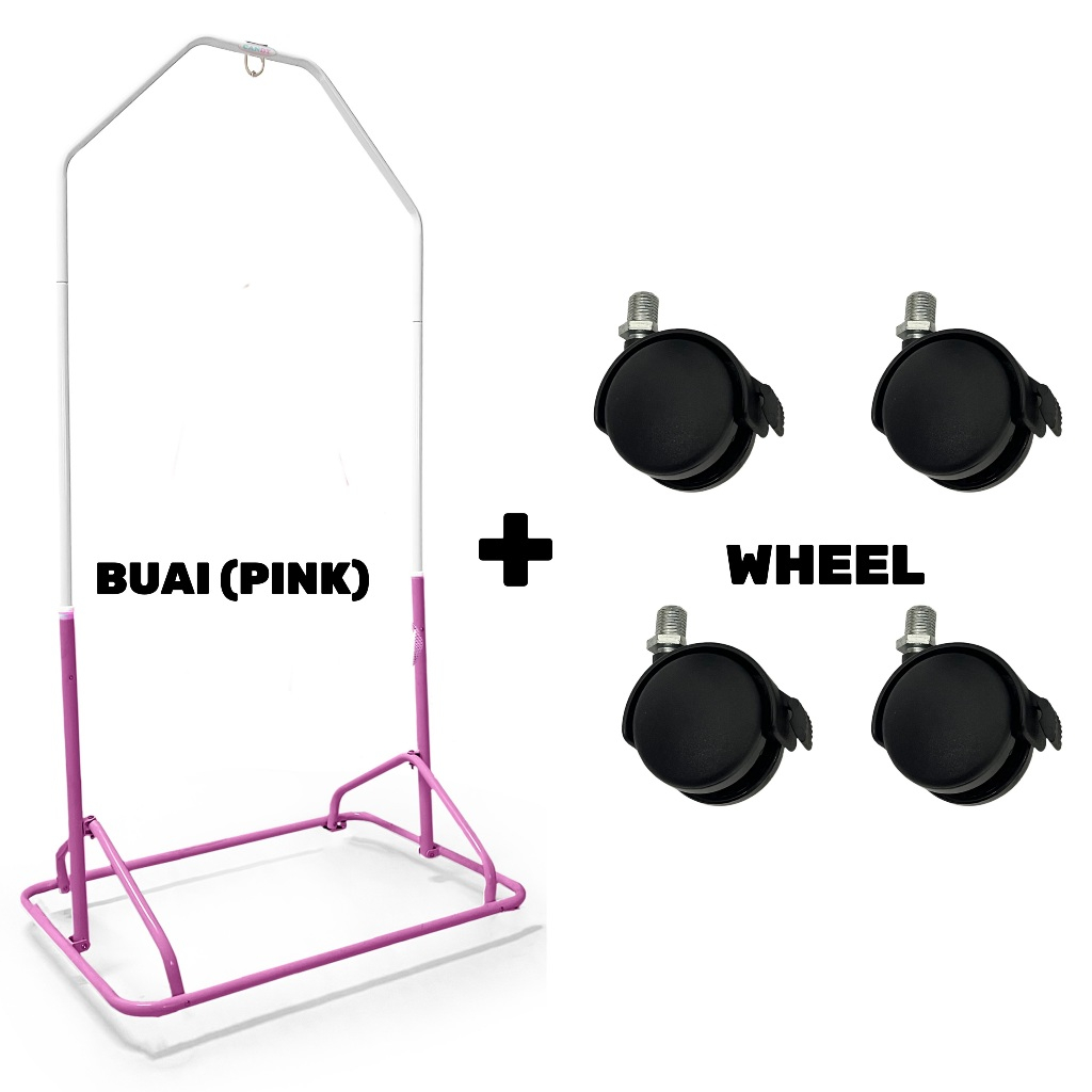 CANDY FOLDABLE BASE SPRING COT RACK BABY CRADLE STAND FULL SET AYUNAN ...