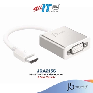 J5Create HDMI to VGA with Audio Converter | j5create JDA213S HDMI to VGA Video Adapter