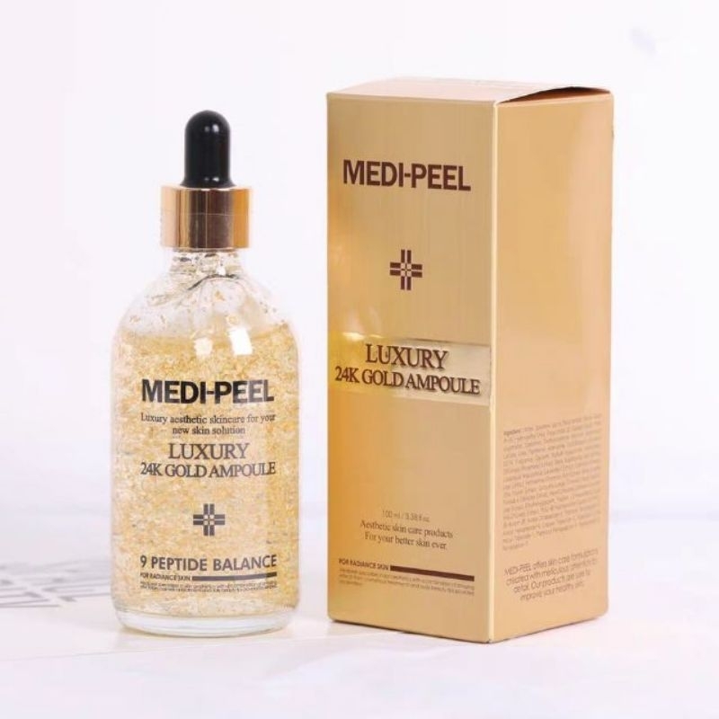 Medipeel Pure Gold 24K Gold Ampoule 黄金安瓶精华液 100ml | Shopee Malaysia