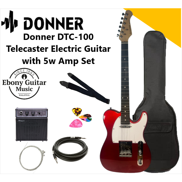 DONNER Telecaster DTC-100S S-S 美品 Donner DTC-100 Telecaster Style Guitar Review * Ashley J