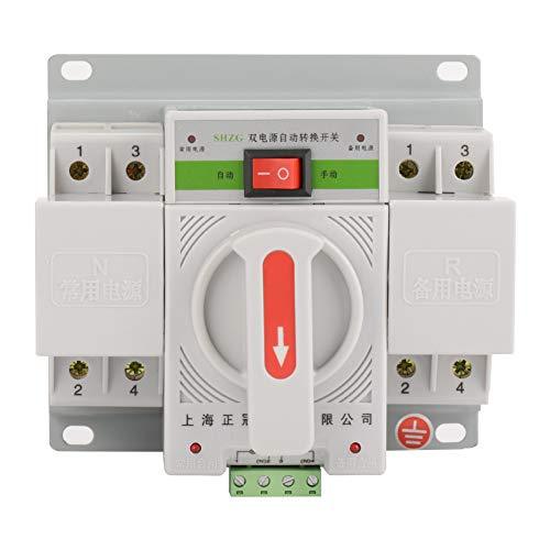 2P / 3P / 4P 63A Double Power Automatic Change-Over Switch | Shopee ...
