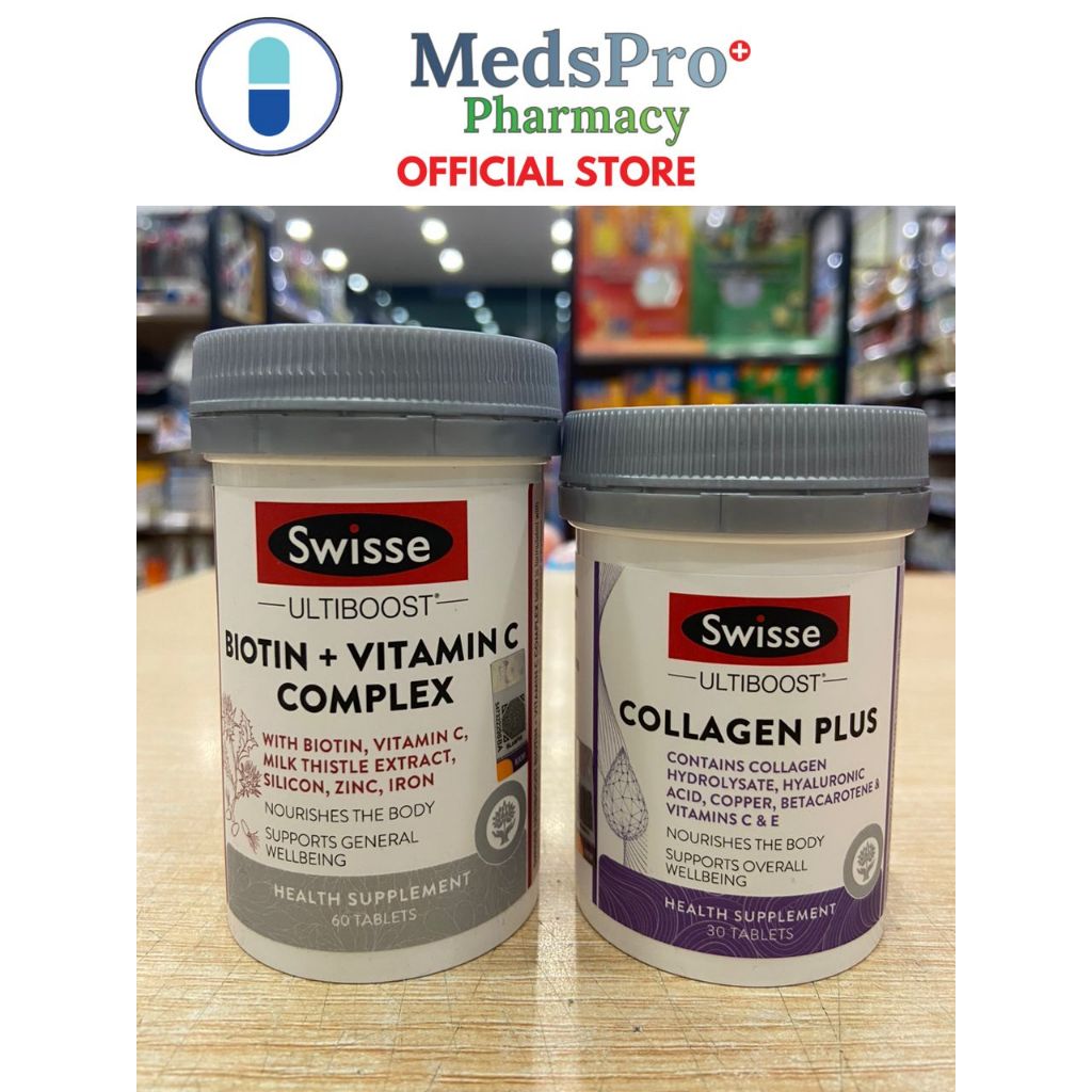 SWISSE ULTIBOOST BIOTIN+VITAMIN C COMPLEX/COLLAGEN PLUS Shopee Malaysia