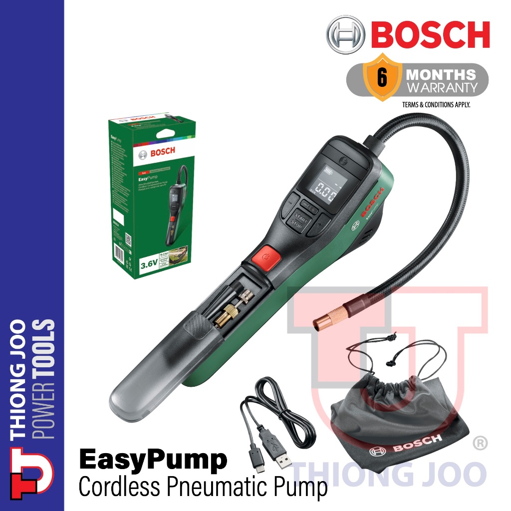 EasyPump Cordless Pneumatic Pump 