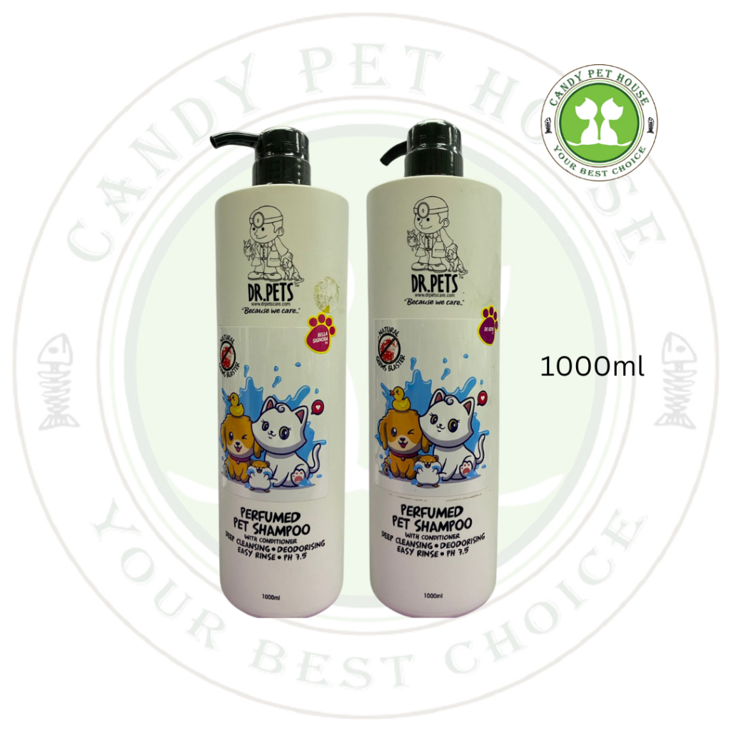 Dr Pets (Cats Dogs Shampoo) Natural Germs Buster Perfumed Pet Shampoo