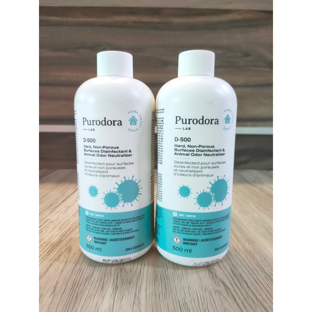 Purodora Lab Hard, NonPorous Surfaces Disinfectant & Animal Odor Neutralizer 500ml Shopee