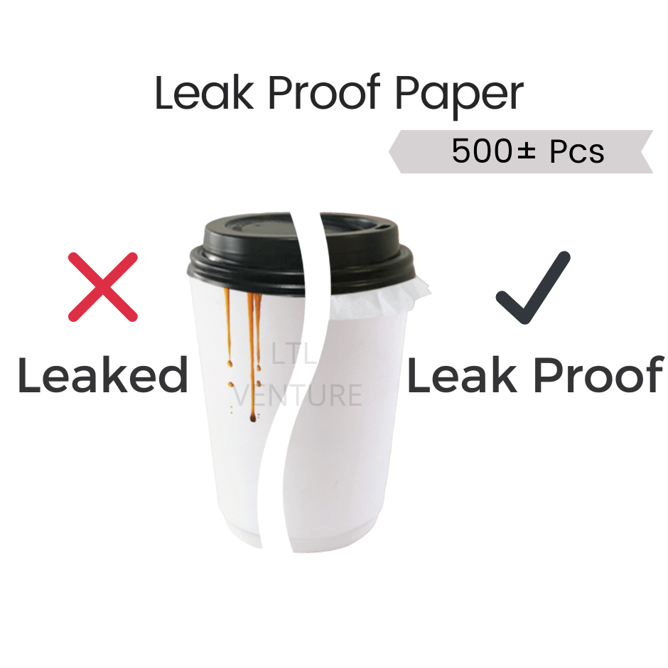 (500PCS) 12cm Leak Proof Paper/Cup Cover Paper Pad/Seal Film/Spill ...