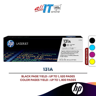 HP 131A LaserJet Toner Cartridge - CF210A CF211A CF212A CF213A | M251 series MFP M276 series
