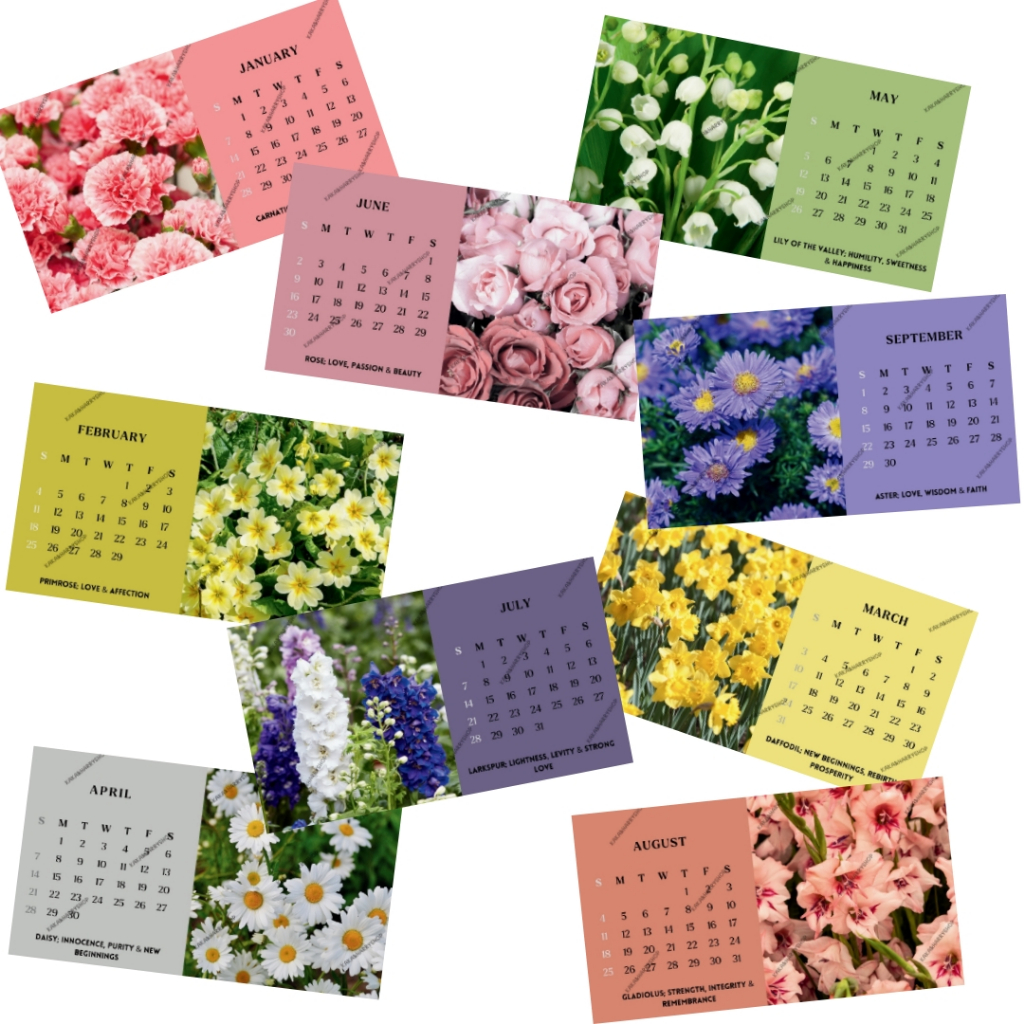 12 BIRTH FLOWERS 2024 CALENDAR PRINTABLE PDF Shopee Malaysia   My 11134207 7r98v Lozll7rma3rk0b