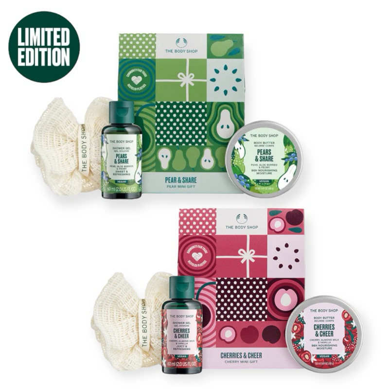 The Body Shop Pears / Cherries Mini Gift 🎁 Shopee Malaysia