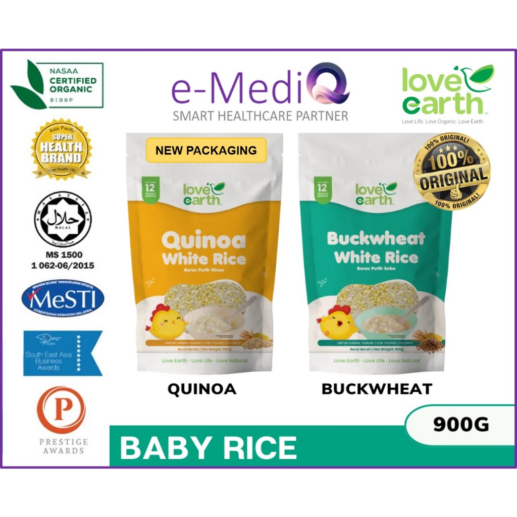 Love Earth Organic Baby Rice (Quinoa Millet Baby Rice Mix) / Baby Rice ...