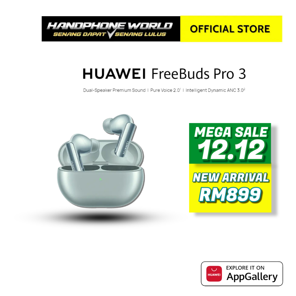 Huawei Freebuds Pro 3 Ultra Hearing Dual Driver Pure Voice 20 Intelligent Anc 30 7927