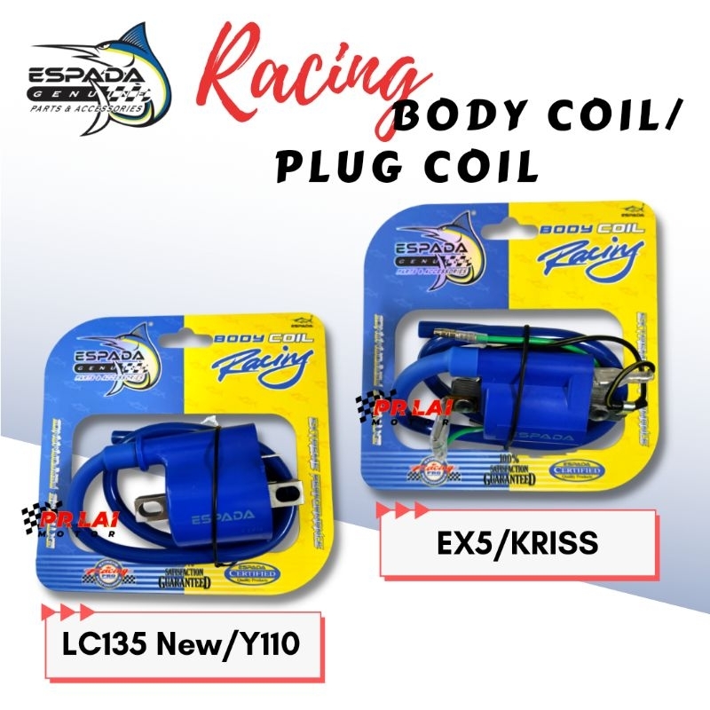 ESPADA LC135 New Y110 EX5 KRISS Body coil plug coil racing Shopee Malaysia