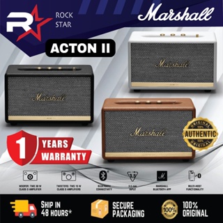 MARSHALL ACTON 2 ACTON II BLUETOOTH SPEAKER BLACK BROWN WHITE 1