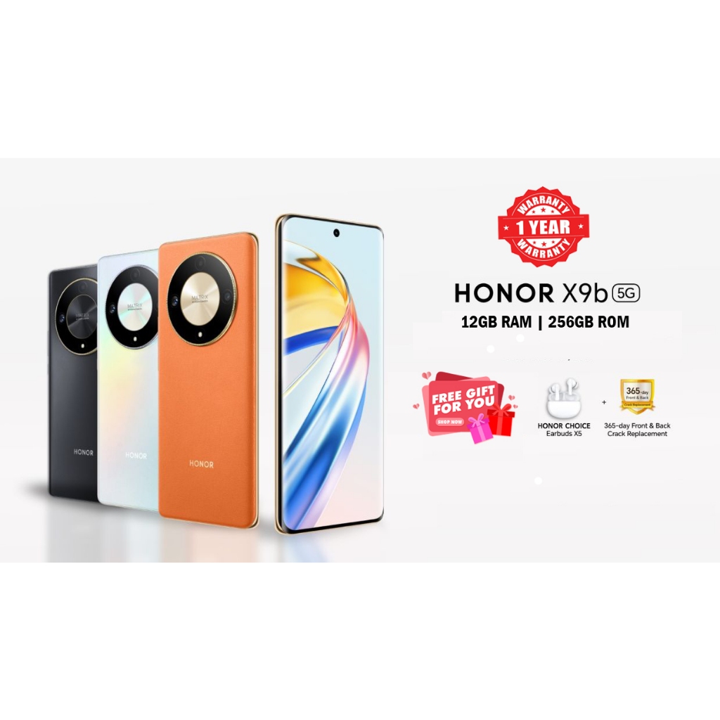 Honor X9B 5G - 100% Original Warranty With Honor Malaysia 12gb Ram ...