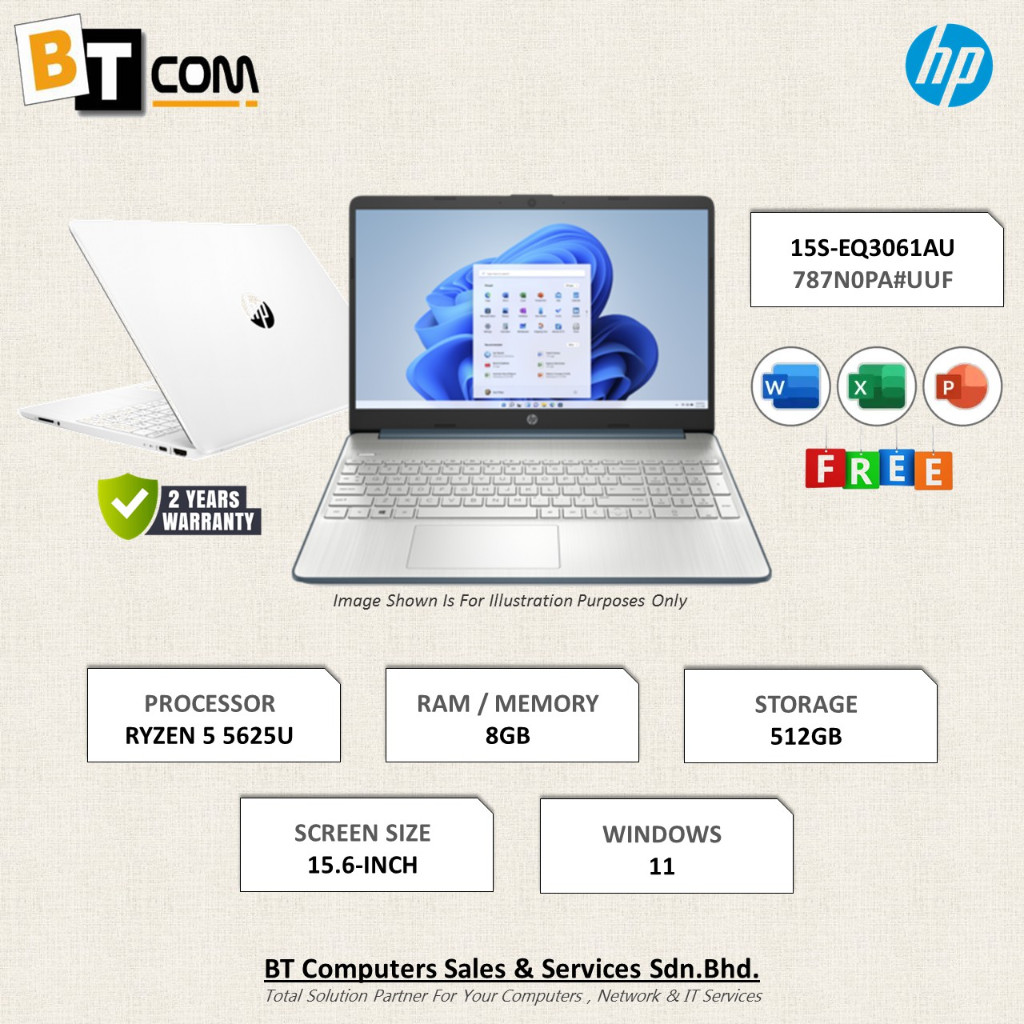 Hp Laptop 15s Eq3061au 15s Eq3062au Shopee Malaysia 9896