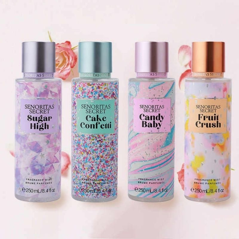 SENORITAS SECRET PERFUME SUGAR HIGH BODY MIST PERFUME/Ready Stock 250ML ...