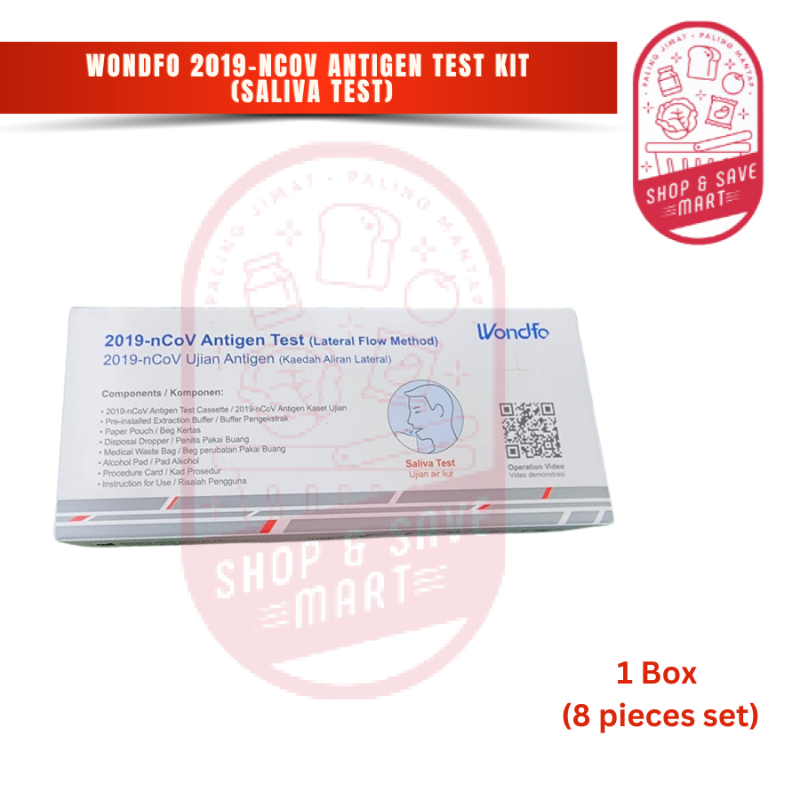 Wondfo 2019nCoV Antigen Test Kit (Saliva Test) Shopee Malaysia
