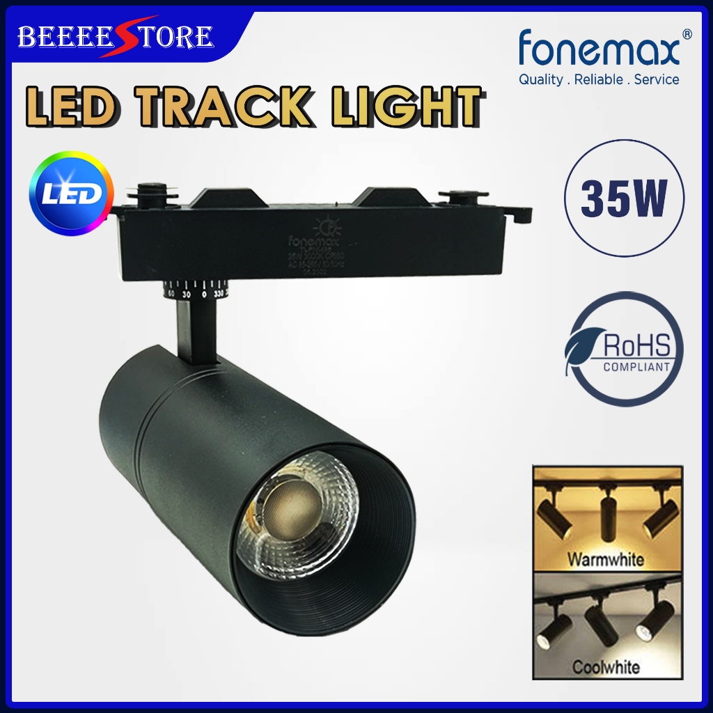 FONEMAX 35W LED TRACK LIGHT COB LED Spotlight Ceiling Light | Shopee ...