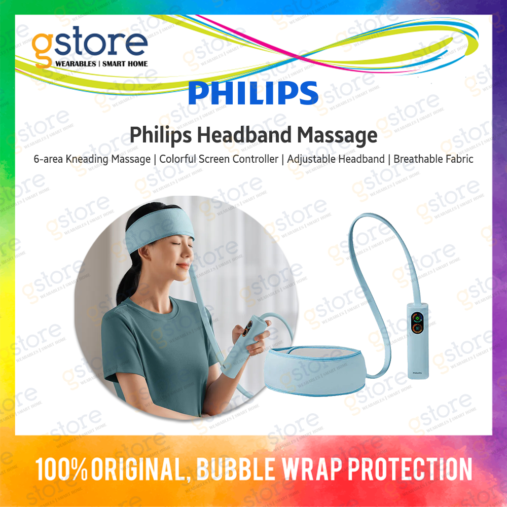Philips Headband Massage (6-area Kneading Massage, Colorful Screen ...