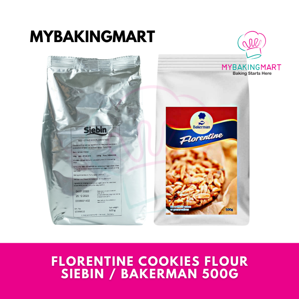 Florentine Cookies Flour 500g - Siebin / Bakerman - Tepung Segera ...