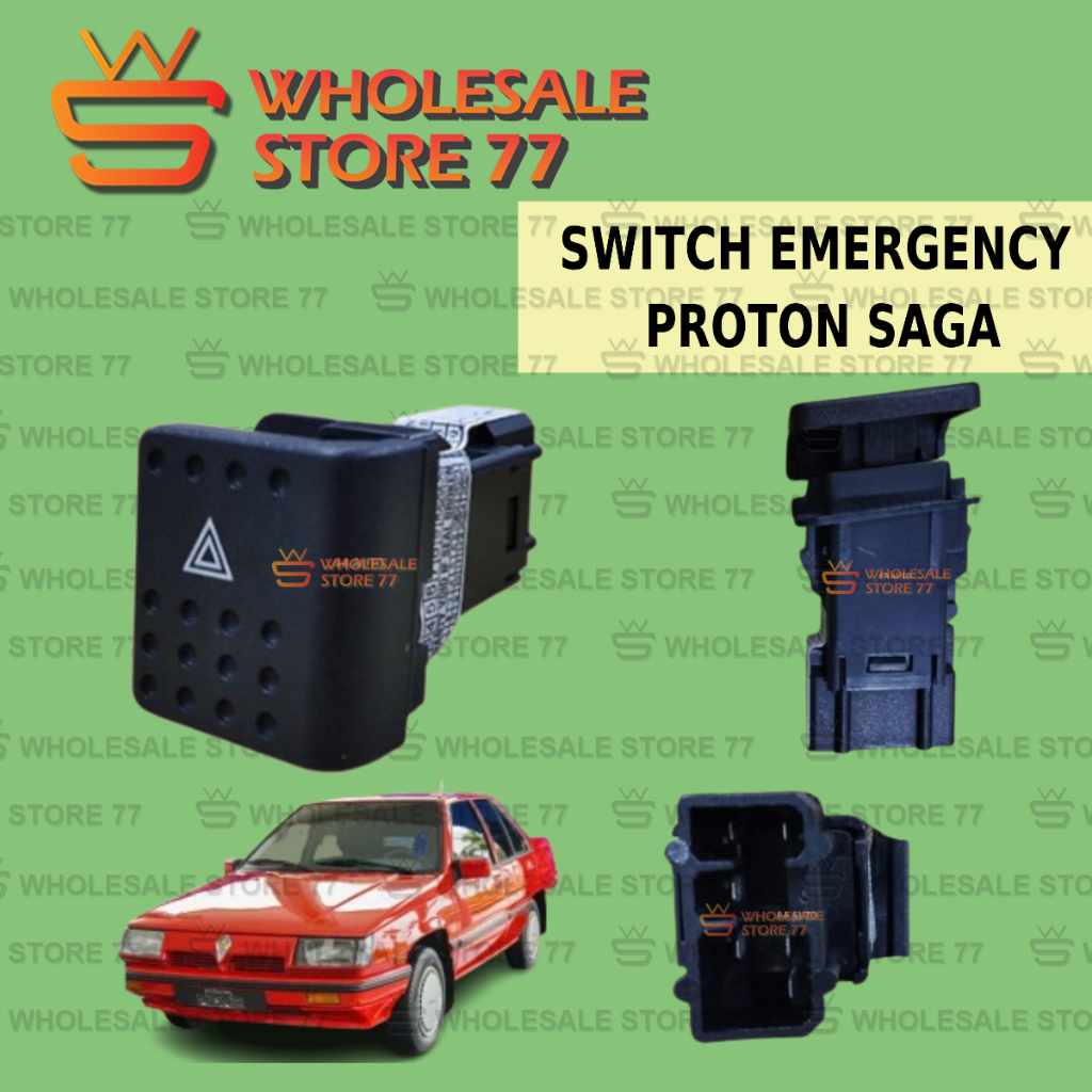 PROTON SAGA EMERGENCY SWITCH,HAZARD SWITCH/DOUBLE SIGNAL SWITCH