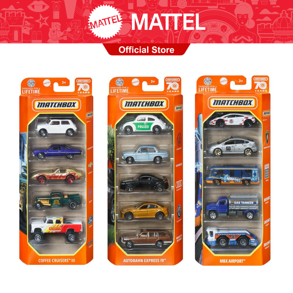 Matchbox Vehicle - Assorted (5 Pack) C1817 | Shopee Malaysia