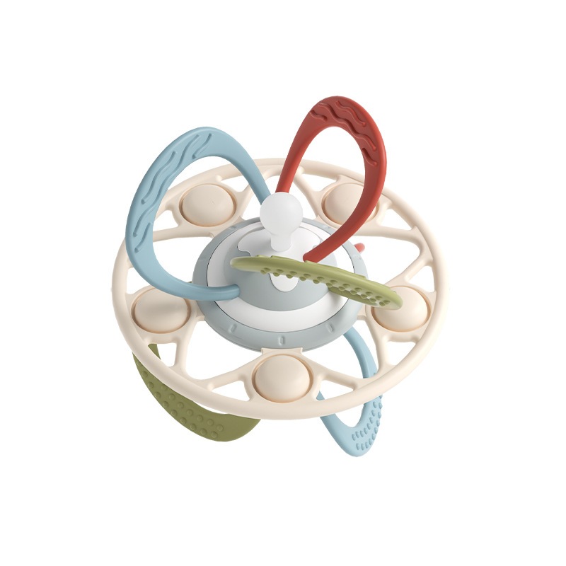 Baby Rattle Handbell Teether Ball Puzzle Ball Sensory Toys Activity Toy ...
