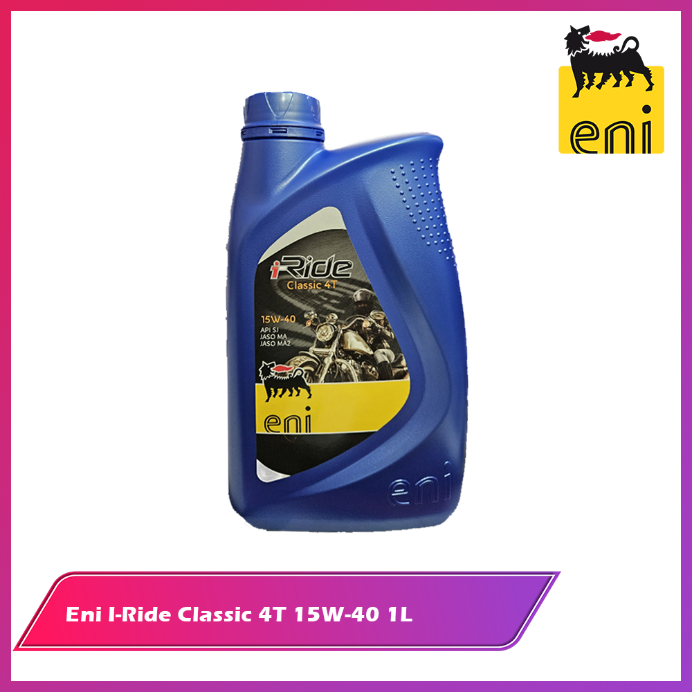 Eni iRide Classic 4T 15W40 Mineral Motorcycle Engine Oil (1L) Shopee Malaysia