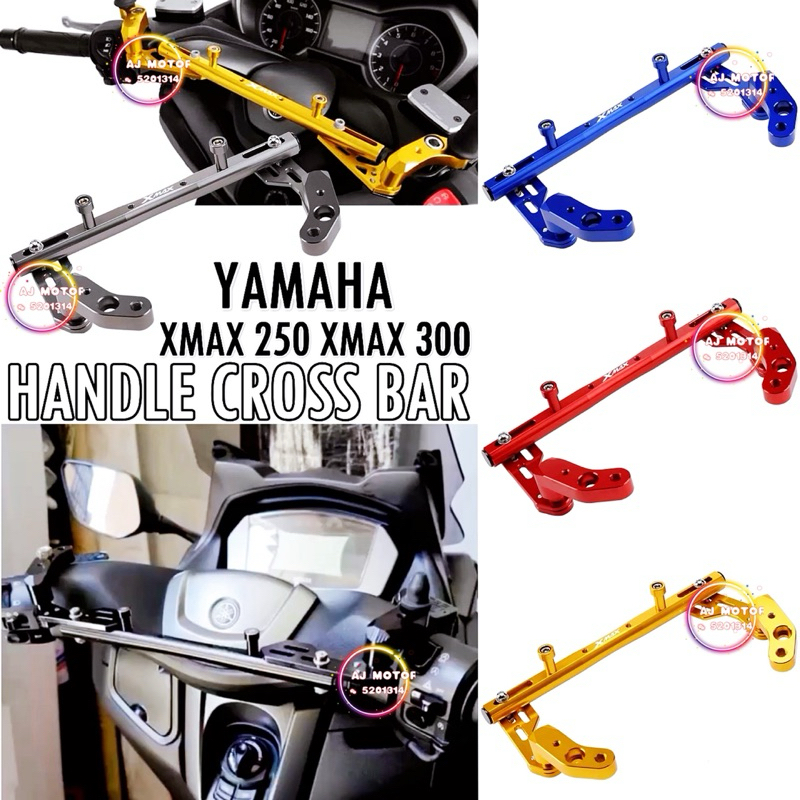 YAMAHA XMAX250 XMAX300 V1 V2 HANDLE CROSS BAR ALLOY BRACKET FOR ...