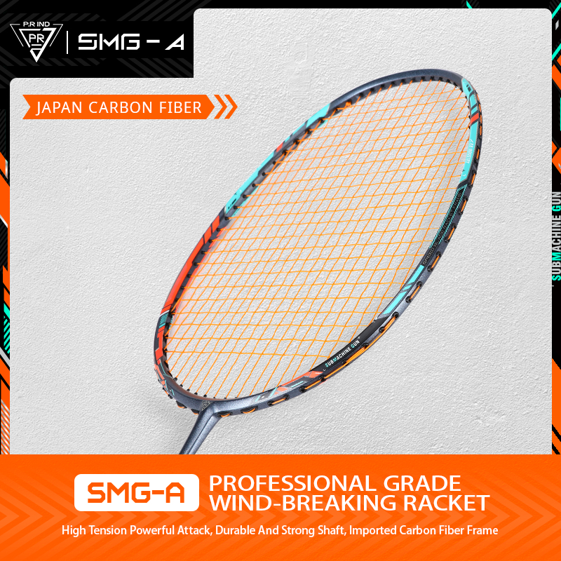 P.R IND SMG-A Badminton Racket – Lightweight Full Carbon Racquet for ...