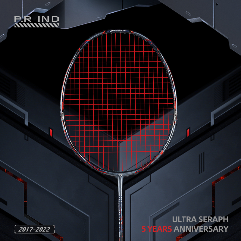 P.R IND UNS 5TH Badminton Racket – Full Carbon Fiber Lightweight Power ...