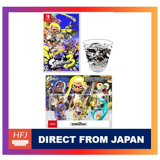 Splatoon 3 Switch Amiibo Triple Set Splatoon Series Japan