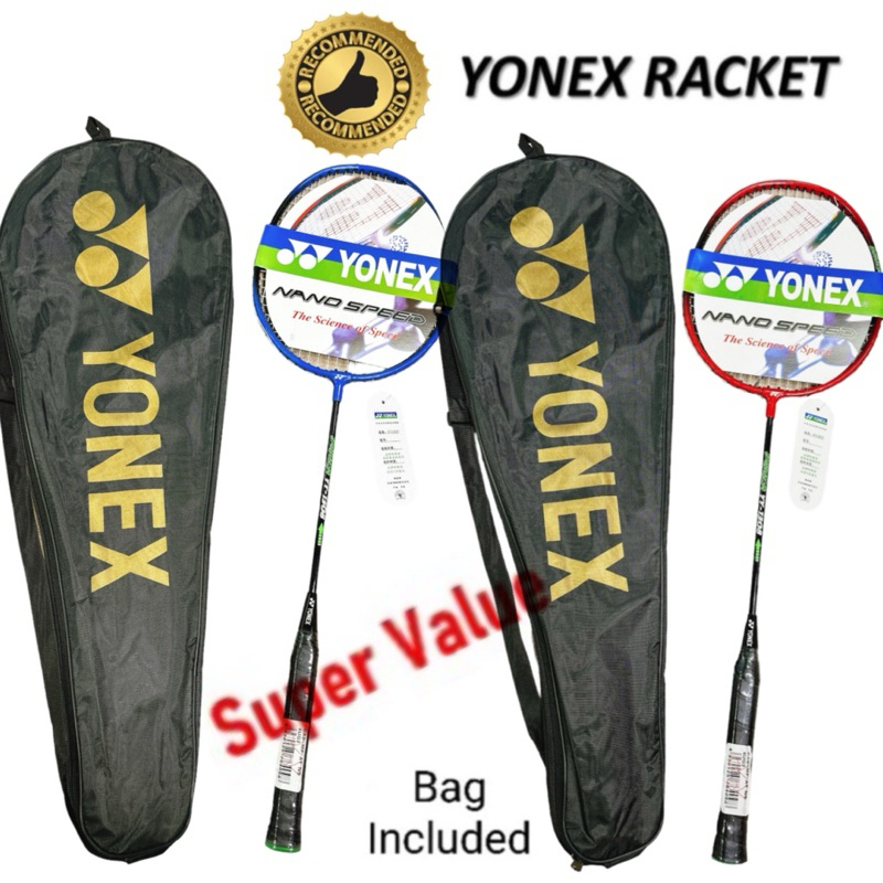 Yonex Badminton Racket 1pcs Racket With String Racket Yonex Badminton ...