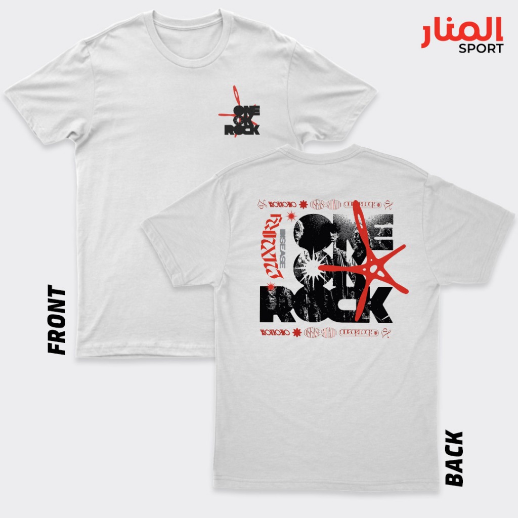ONE OK ROCK LUXURY DISEASE T-Shirt OOR oor OOR DETOX ASIA TOUR