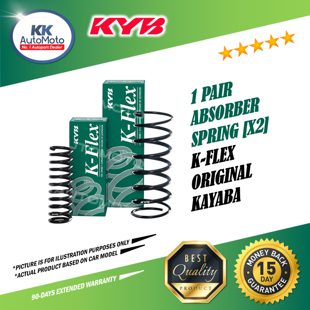 Toyota Vios NCP93 2004 - 2013 Front @ Rear Genuine KAYABA KYB K-Flex ...