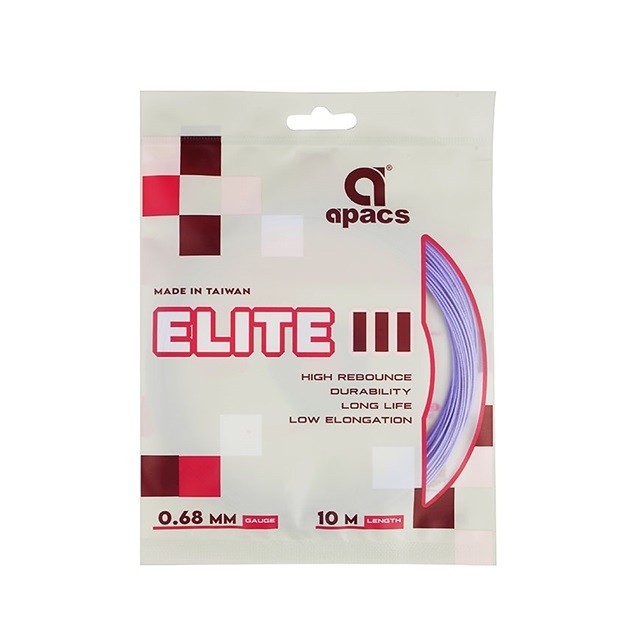 [ORIGINAL] APACS ELITE III (NEW) BADMINTON STRING (1pcs) | Shopee Malaysia