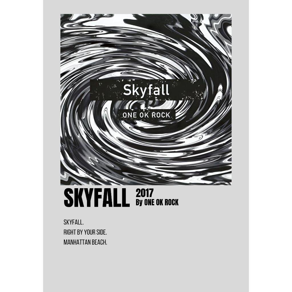 Album Cover Poster Skyfall by ONE OK ROCK | Shopee Malaysia