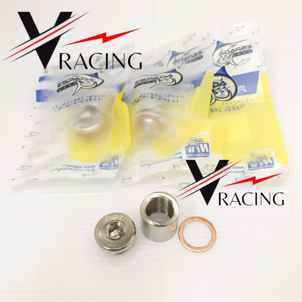 ESPADA RACING Oxygen Sensor Adaptor Univesal (For O2 Sensor Assembly ...