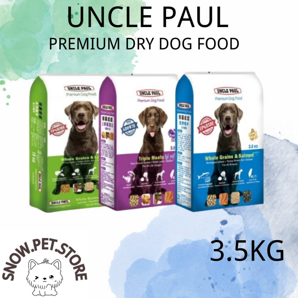 UNCLE PAUL PREMIUM DRY DOG FOOD 3.5KG ALL LIFE STAGE | Shopee Malaysia