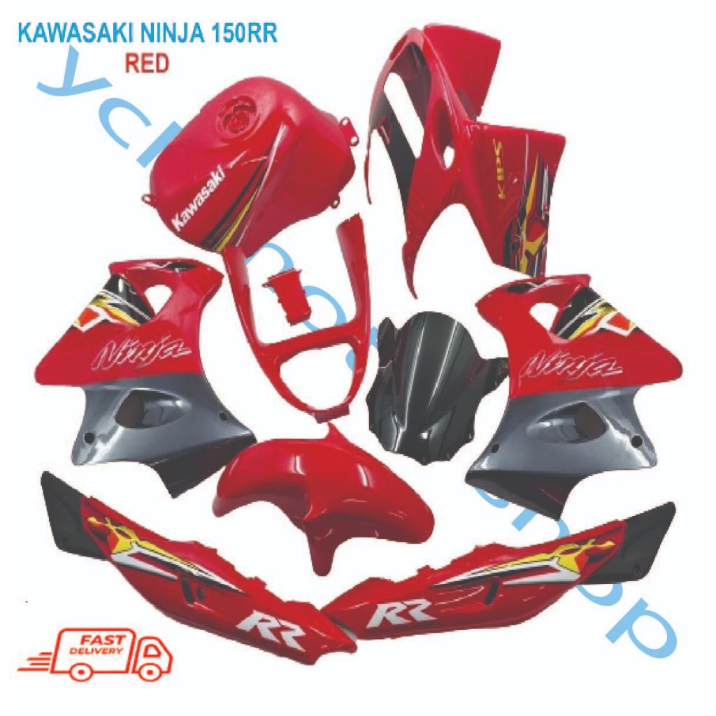 KAWASAKI NINJA 150RR SHURIKEN ZX 150 RR OEM BODY COVER SET STRIPE ...