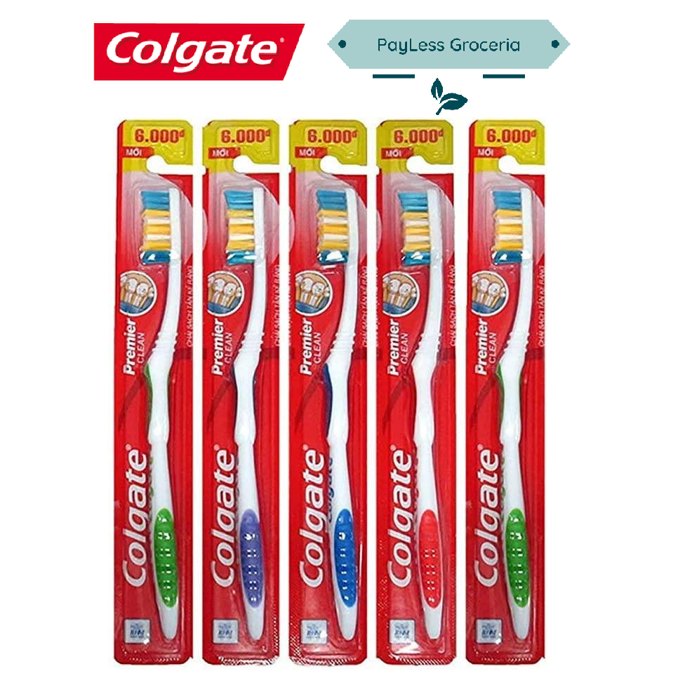 Colgate Premier Clean Toothbrush / Berus Gigi Medium (1pcs) | Shopee ...