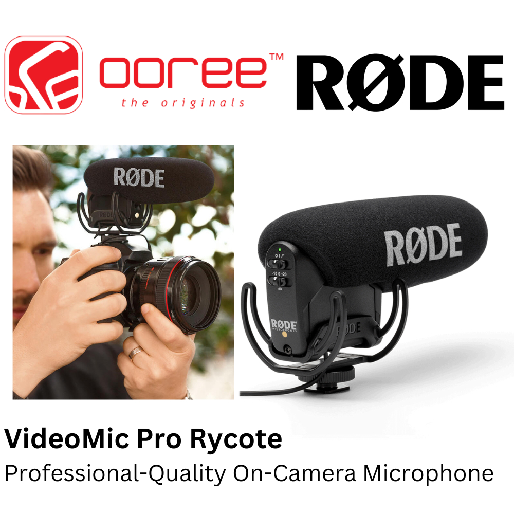 Rode Videomic Pro Rycote Professional Quality On Camera Condenser Microphone With Supercardioid