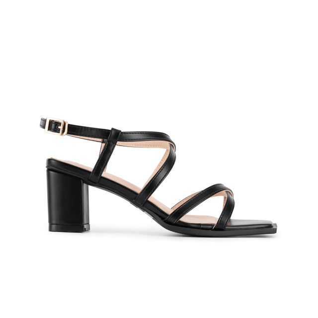 Strappy thick heel on sale sandals