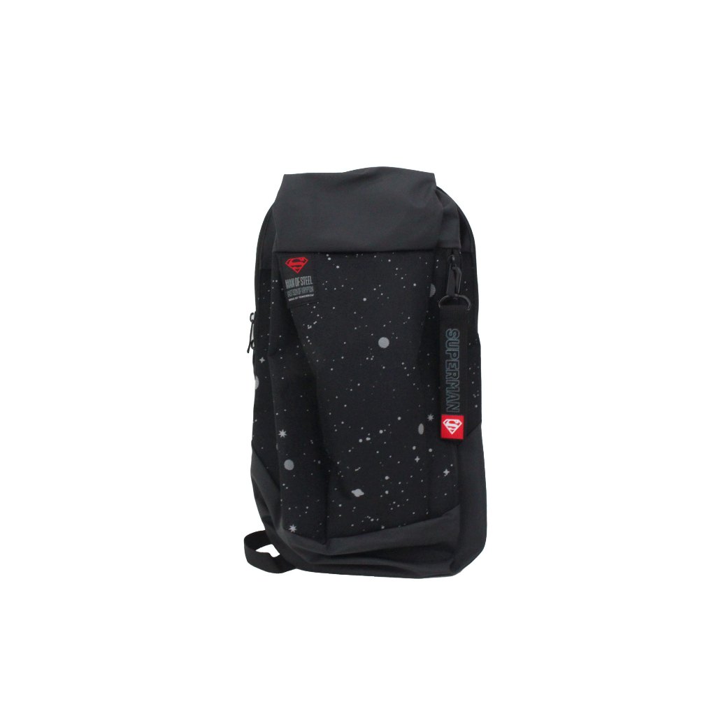 DC Superman In Space 10L Mini Hiking Backpack - Black Colour For School ...