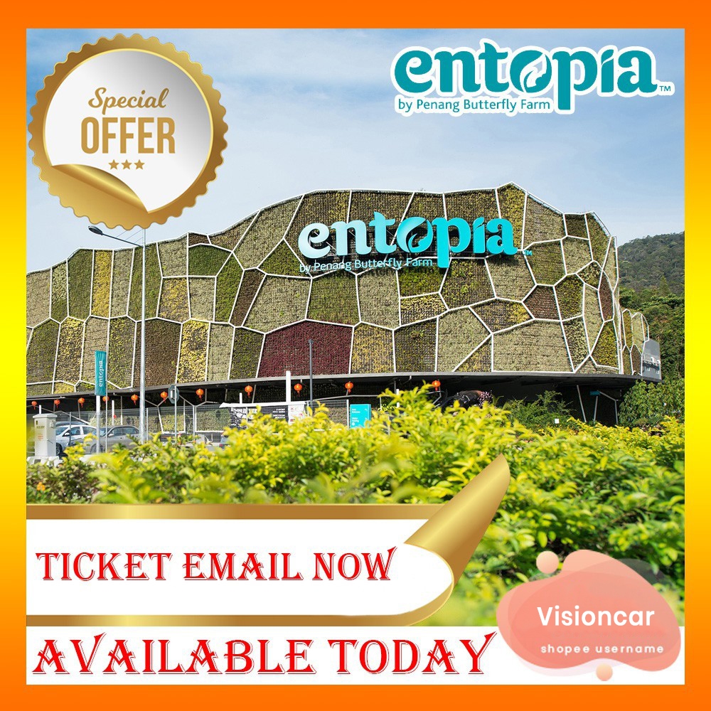 Entopia by Penang Butterfly Farm Admission Ticket | Shopee Malaysia