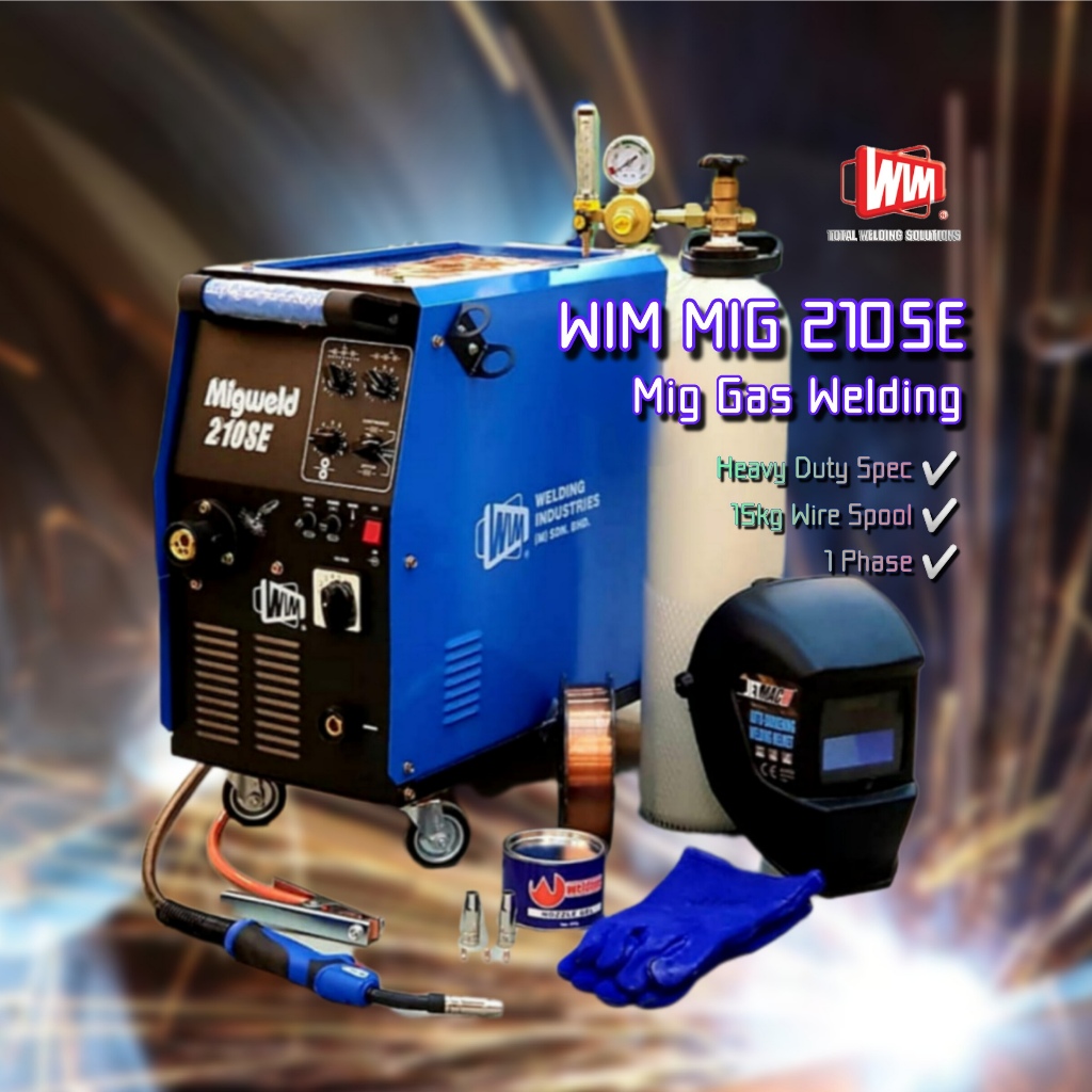 WIM MIG 210SE MIG Welding machine (Heavy Duty Spec) Shopee Malaysia