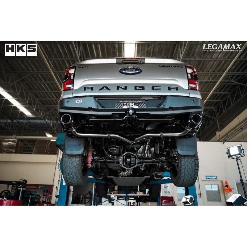FORD RANGER T9 HKS LEGAMAX DUAL CARBON TAIL RAPTOR DESIGN FOR NEW GEN ...