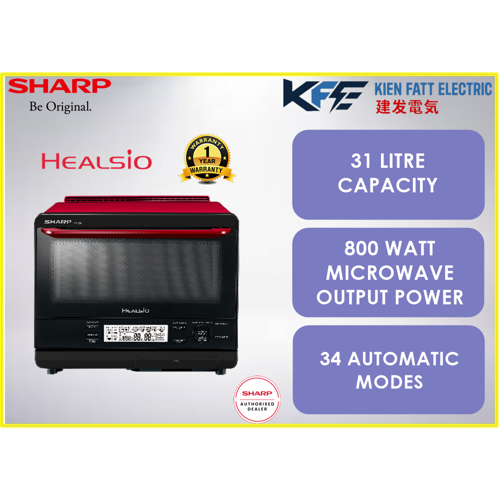 SHARP HEALSIO SUPERHEATED STEAM OVEN 31 LITRE AX1700VMR Shopee Malaysia